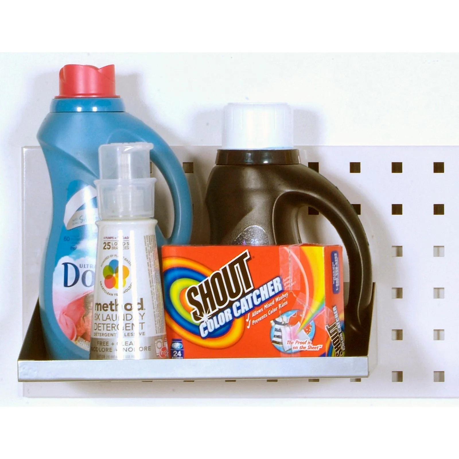 12" W x 6" D Silver Steel Shelf for LocBoard