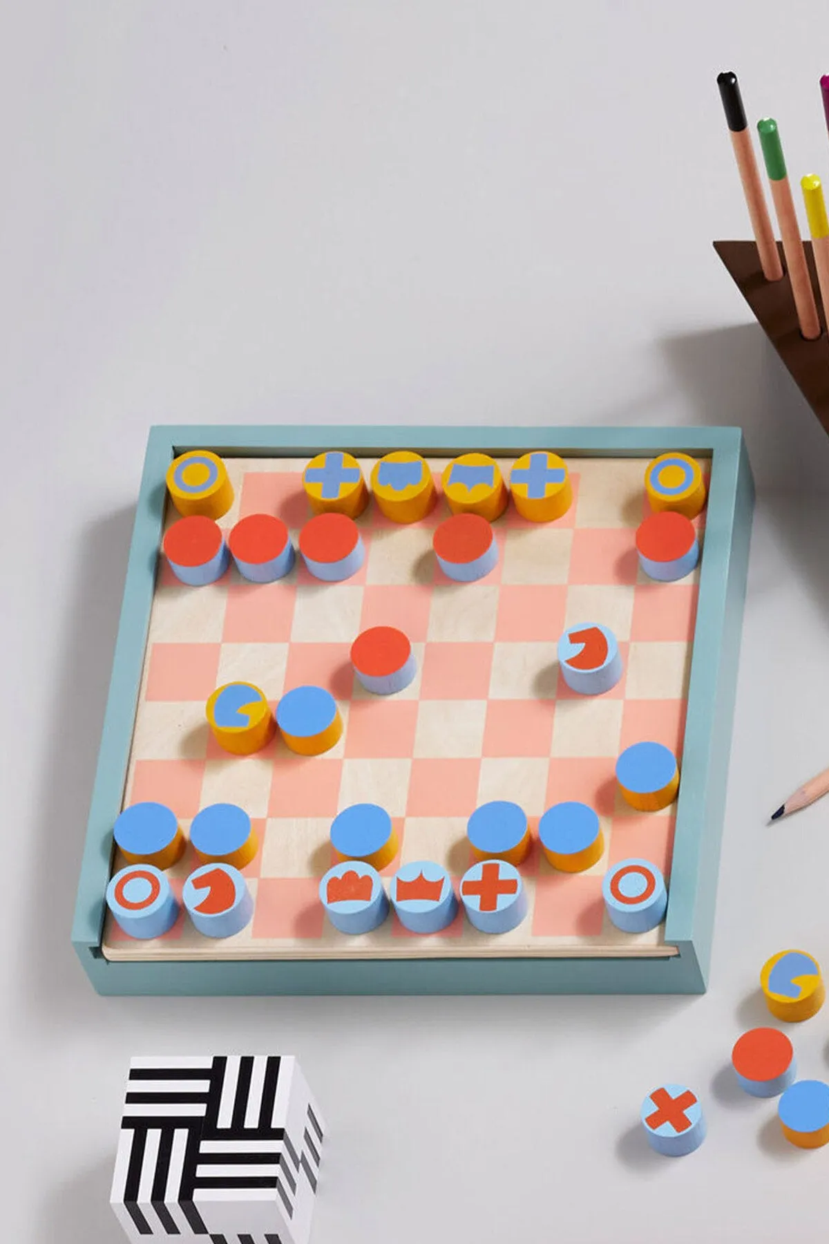 2-in-1 Chess & Checkers Set