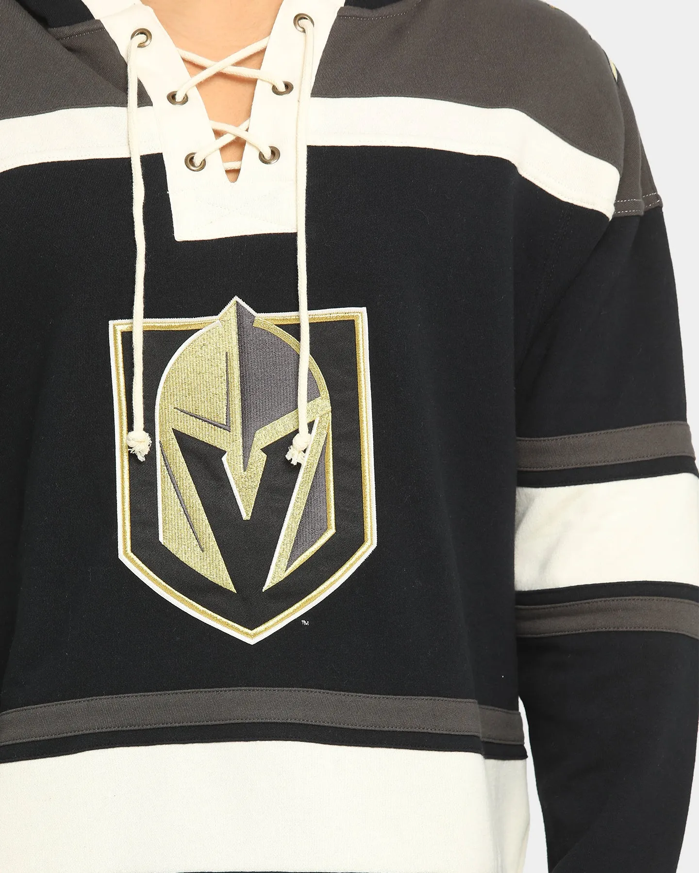 47 Brand Golden Knights Superior Lacer Hoodie Jet Black