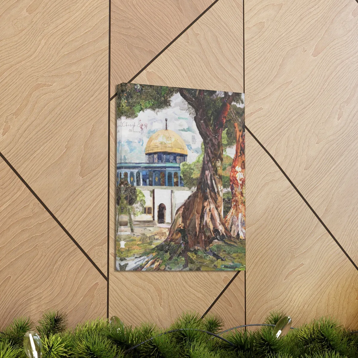 A Tree in Palestine, Quality Canvas Wall Art Print, Ready to Hang Wall Art Home Decor