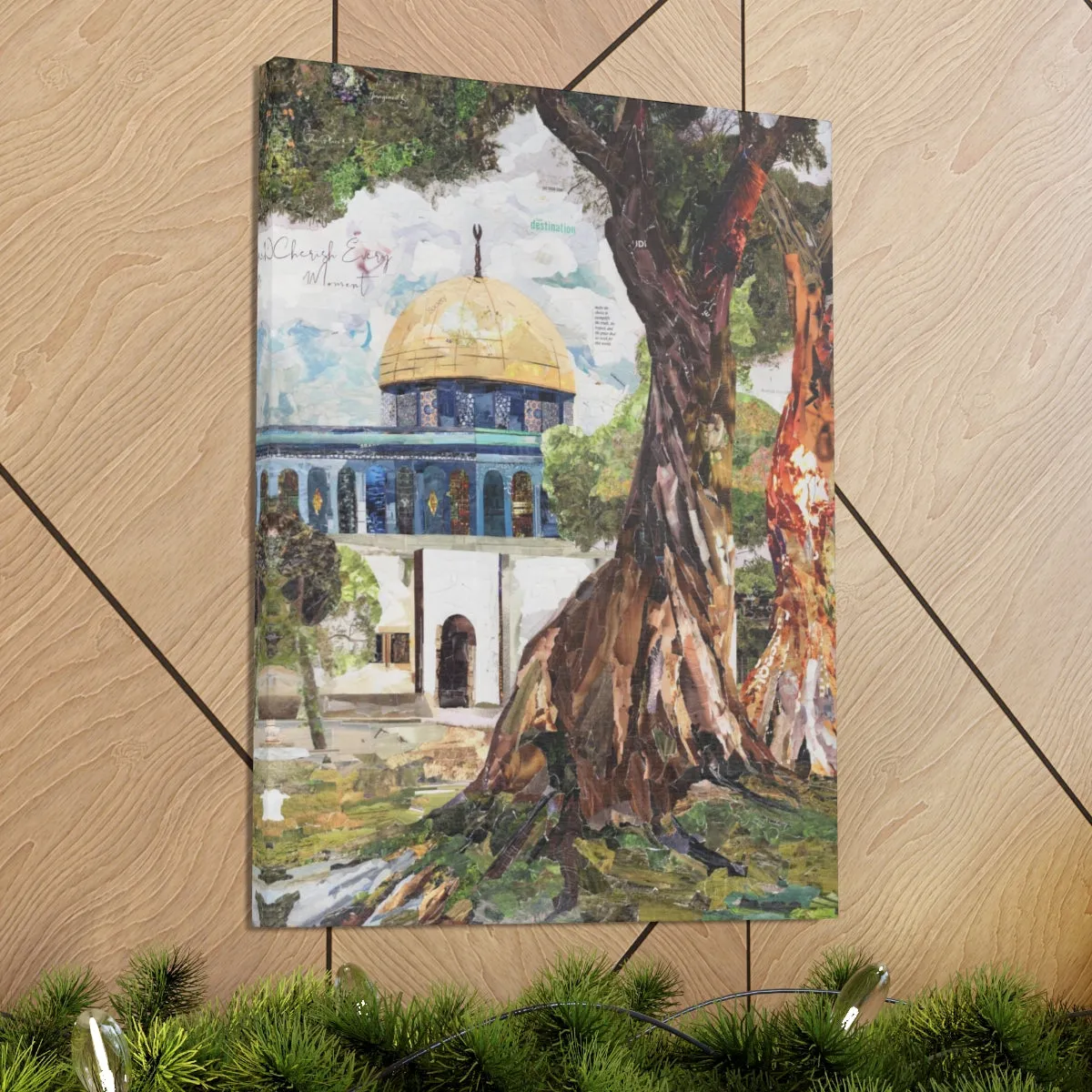 A Tree in Palestine, Quality Canvas Wall Art Print, Ready to Hang Wall Art Home Decor