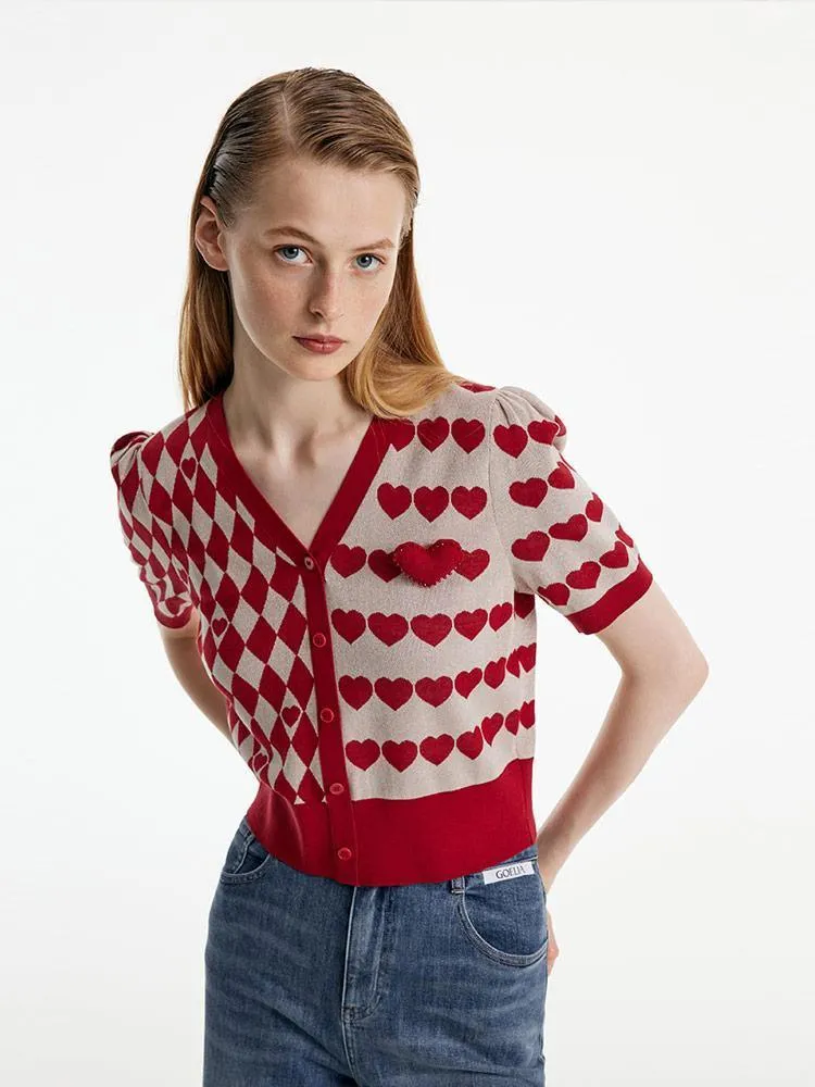 Acetate Cotton Knit Top