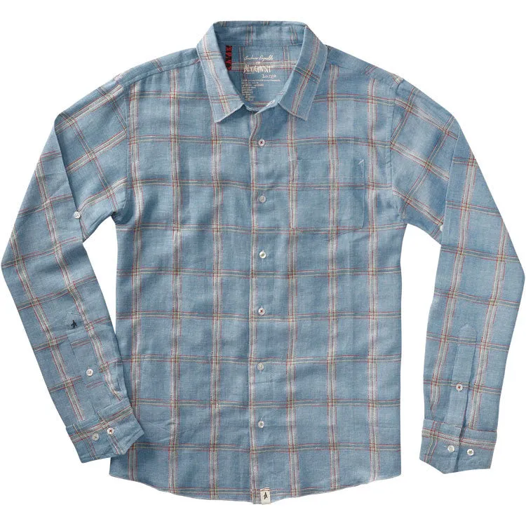 Altamont Wailer Men's Collared Shirt - Blue - Large