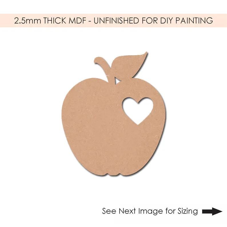 Apple With Heart Shape