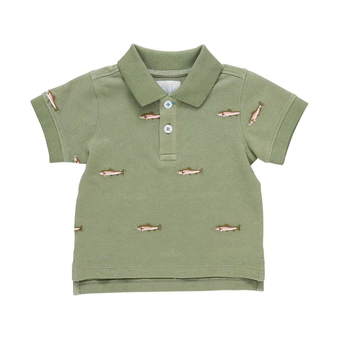 Baby Boys Alec Shirt - Rainbow Trout