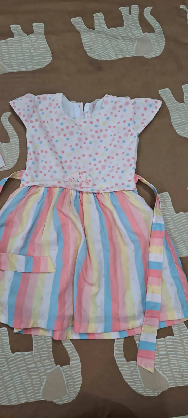 Baby Frocks   Sling Doll Bag   Boots(combo of 4)