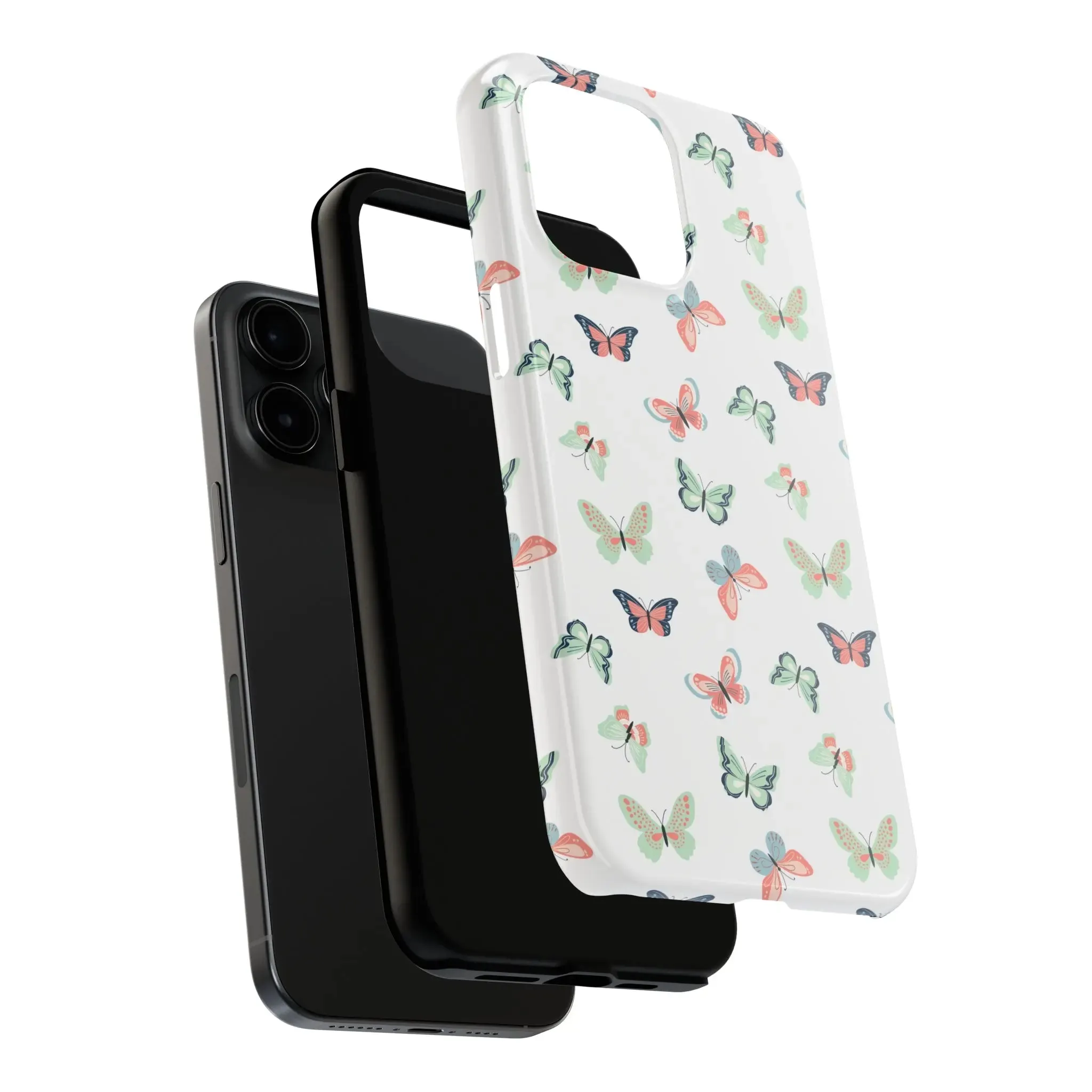 Beautiful Butterfly | White Butterfly Case