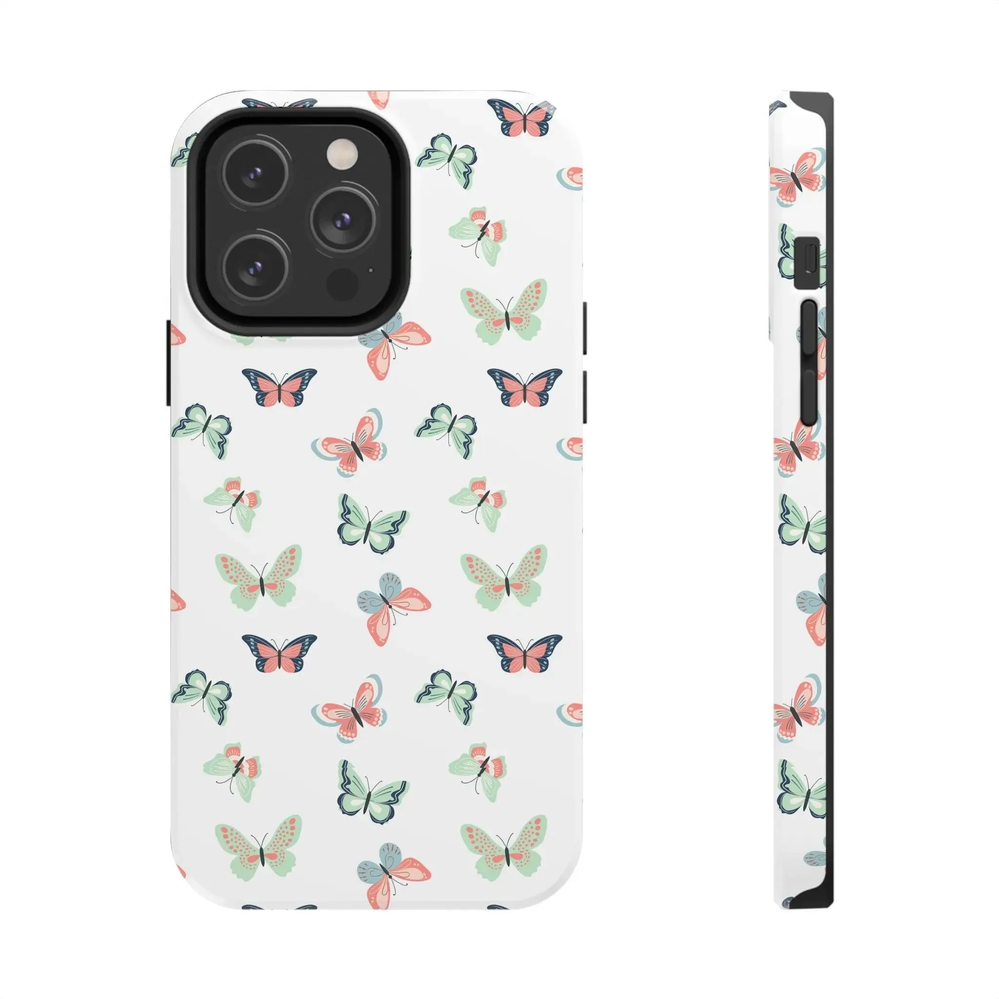 Beautiful Butterfly | White Butterfly Case
