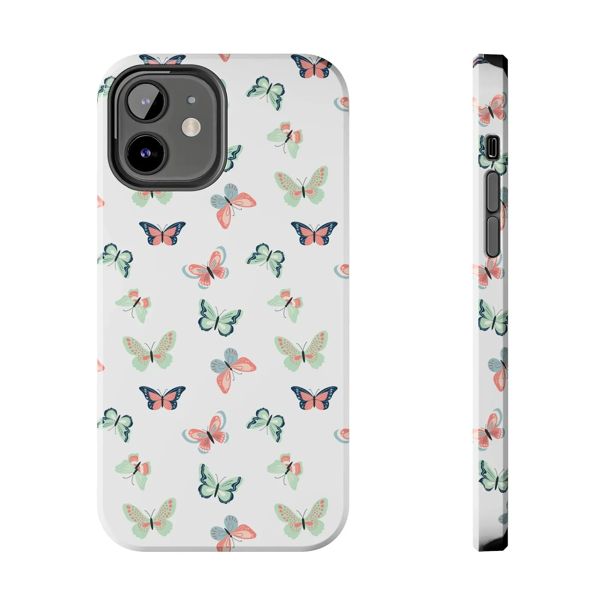 Beautiful Butterfly | White Butterfly Case