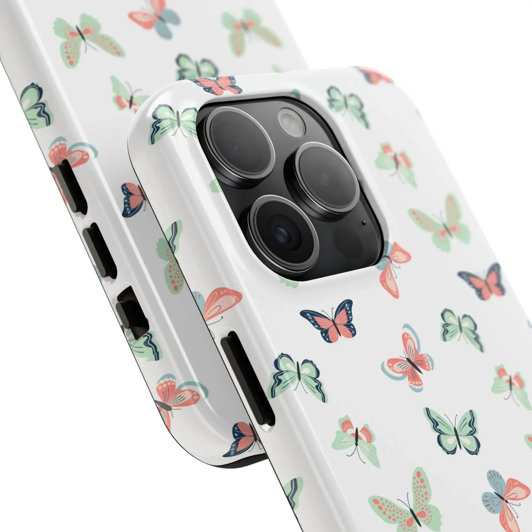 Beautiful Butterfly | White Butterfly Case
