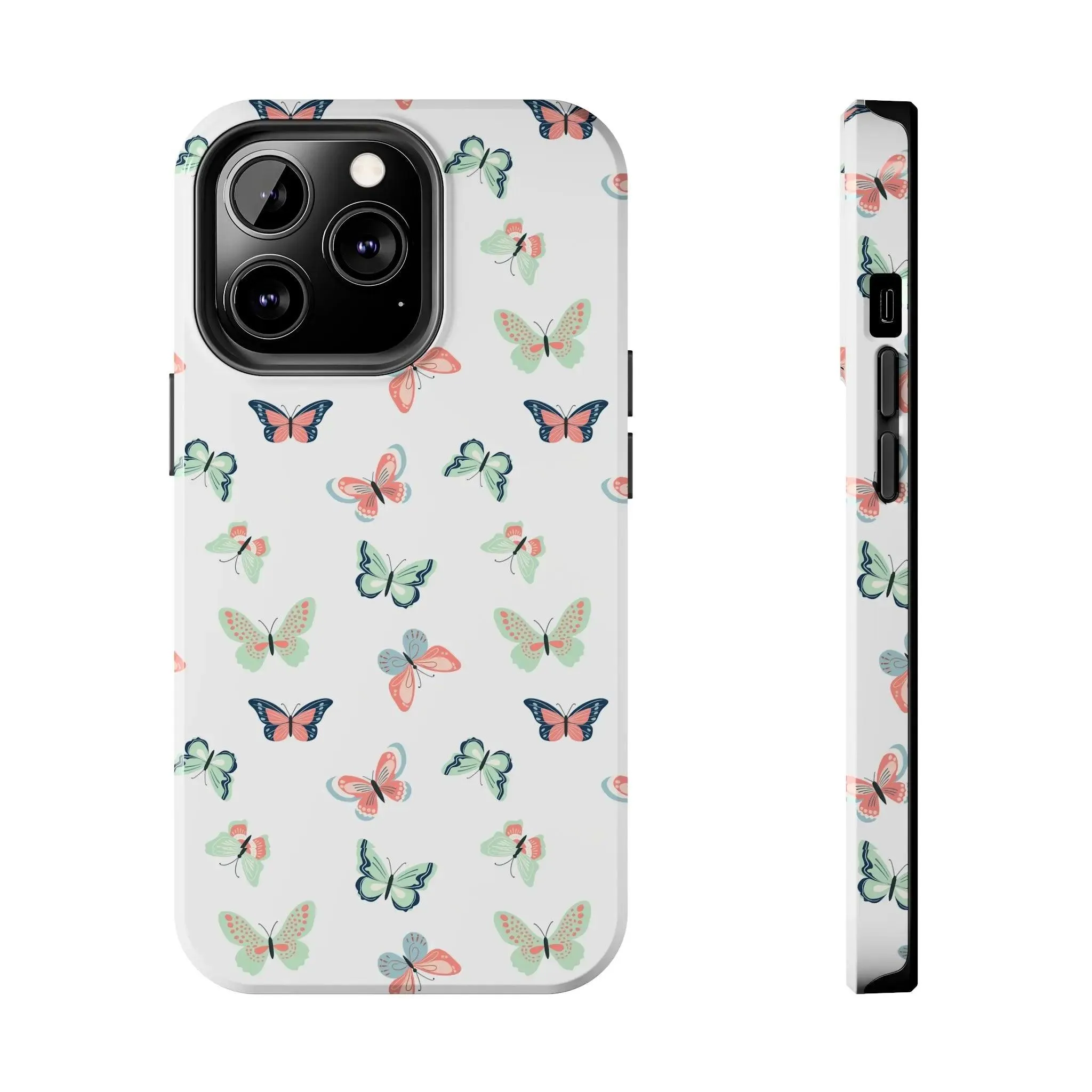 Beautiful Butterfly | White Butterfly Case