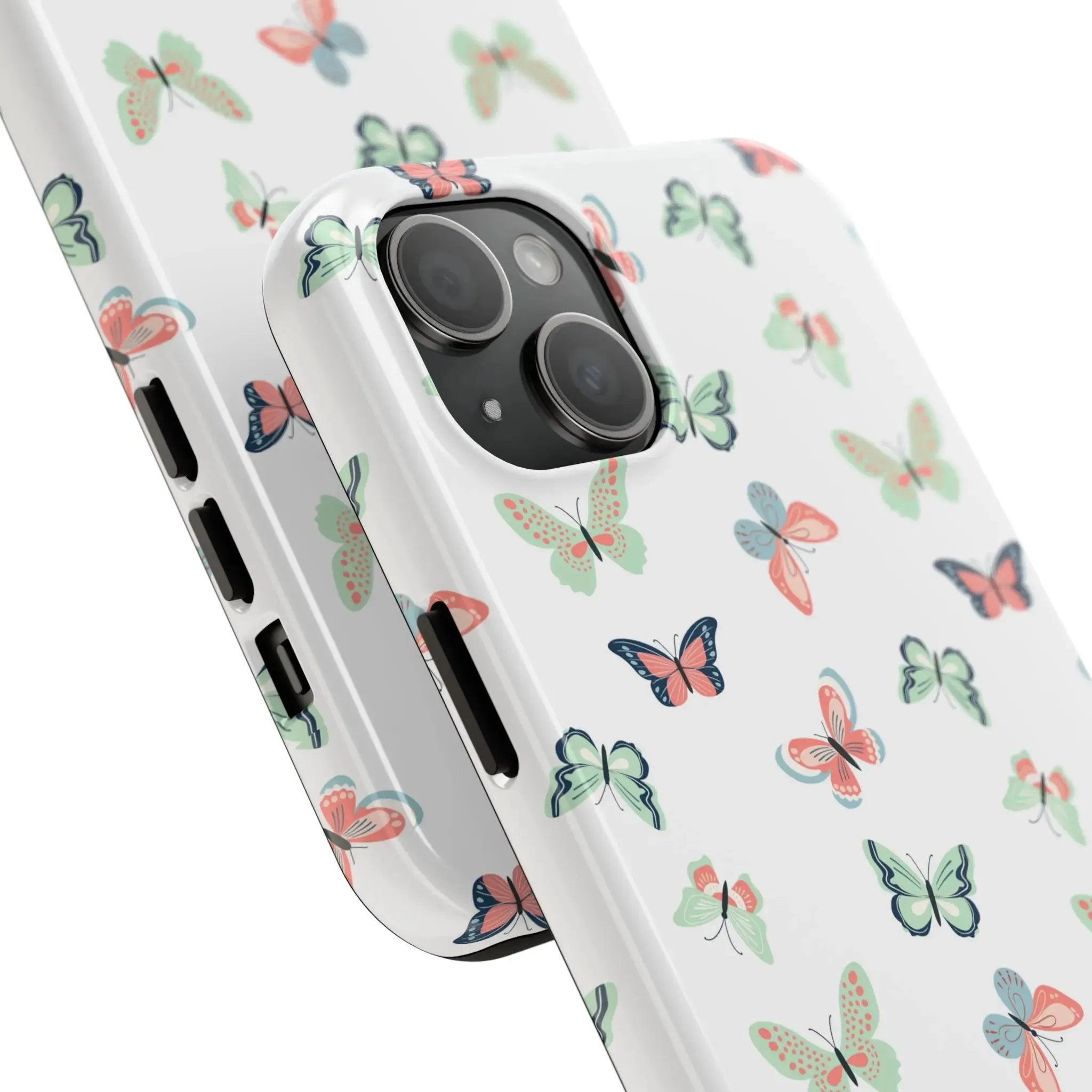 Beautiful Butterfly | White Butterfly Case