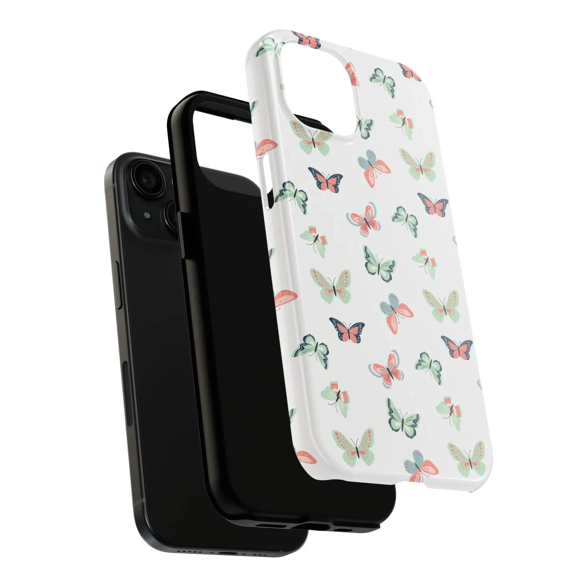 Beautiful Butterfly | White Butterfly Case