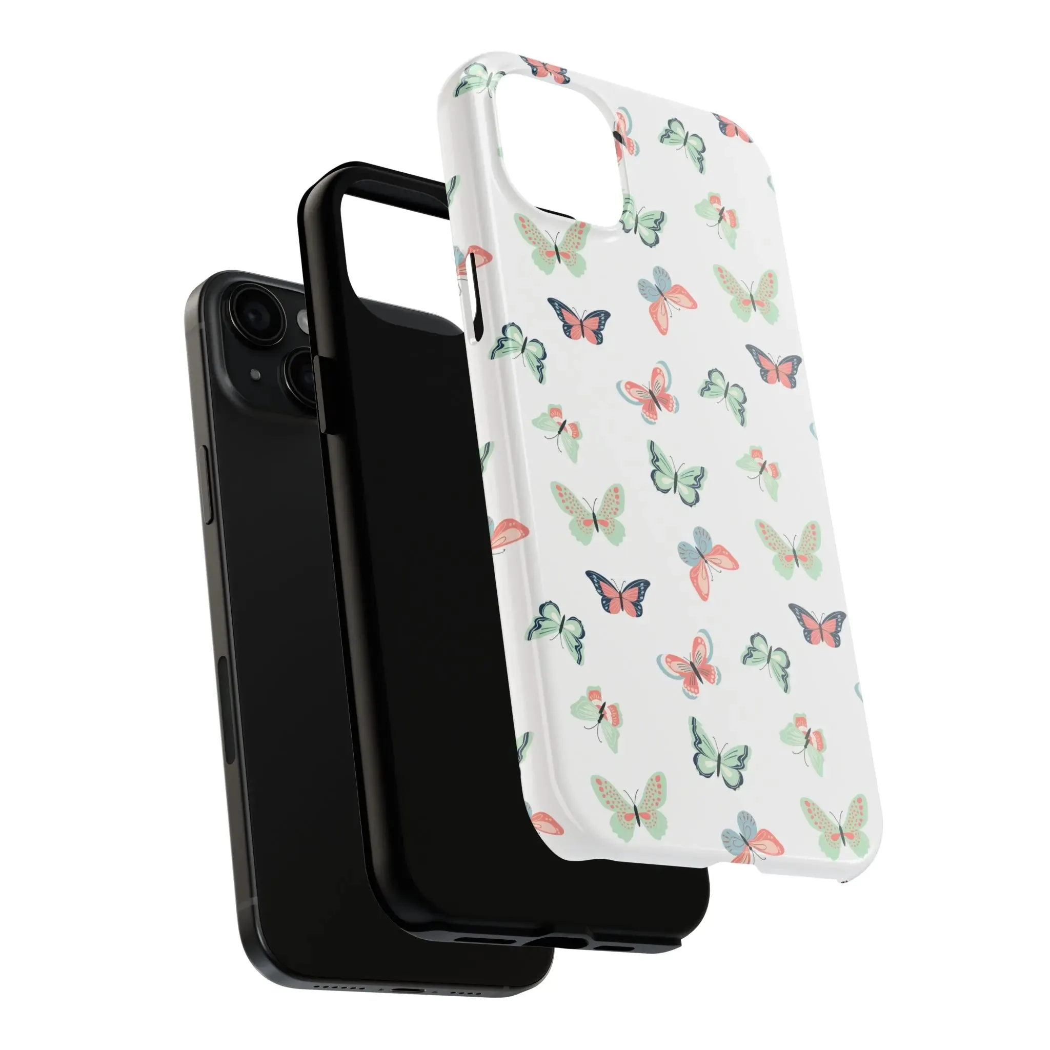 Beautiful Butterfly | White Butterfly Case