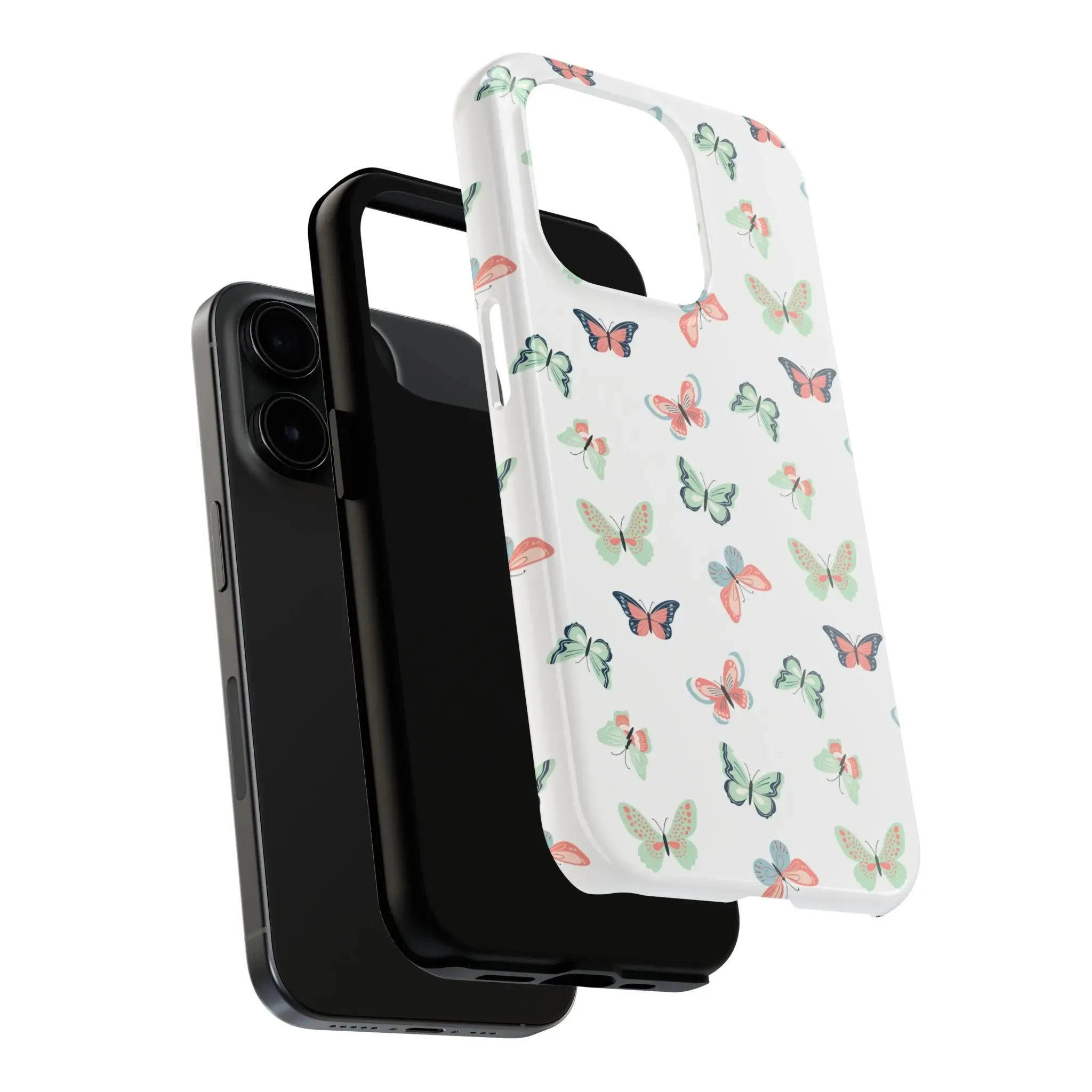 Beautiful Butterfly | White Butterfly Case