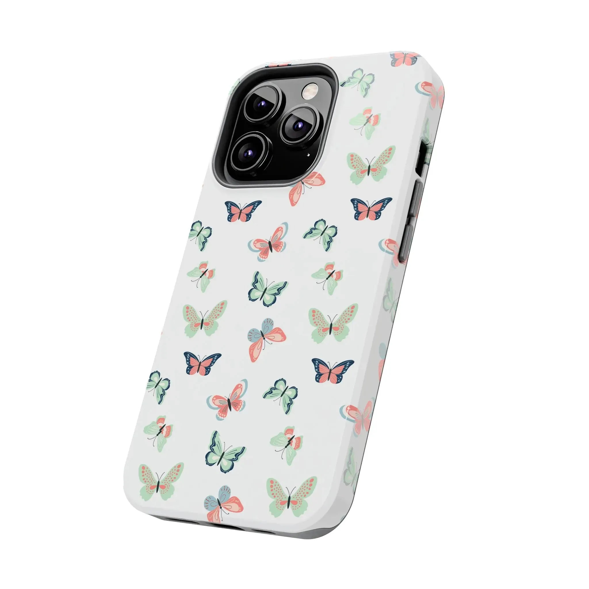 Beautiful Butterfly | White Butterfly Case