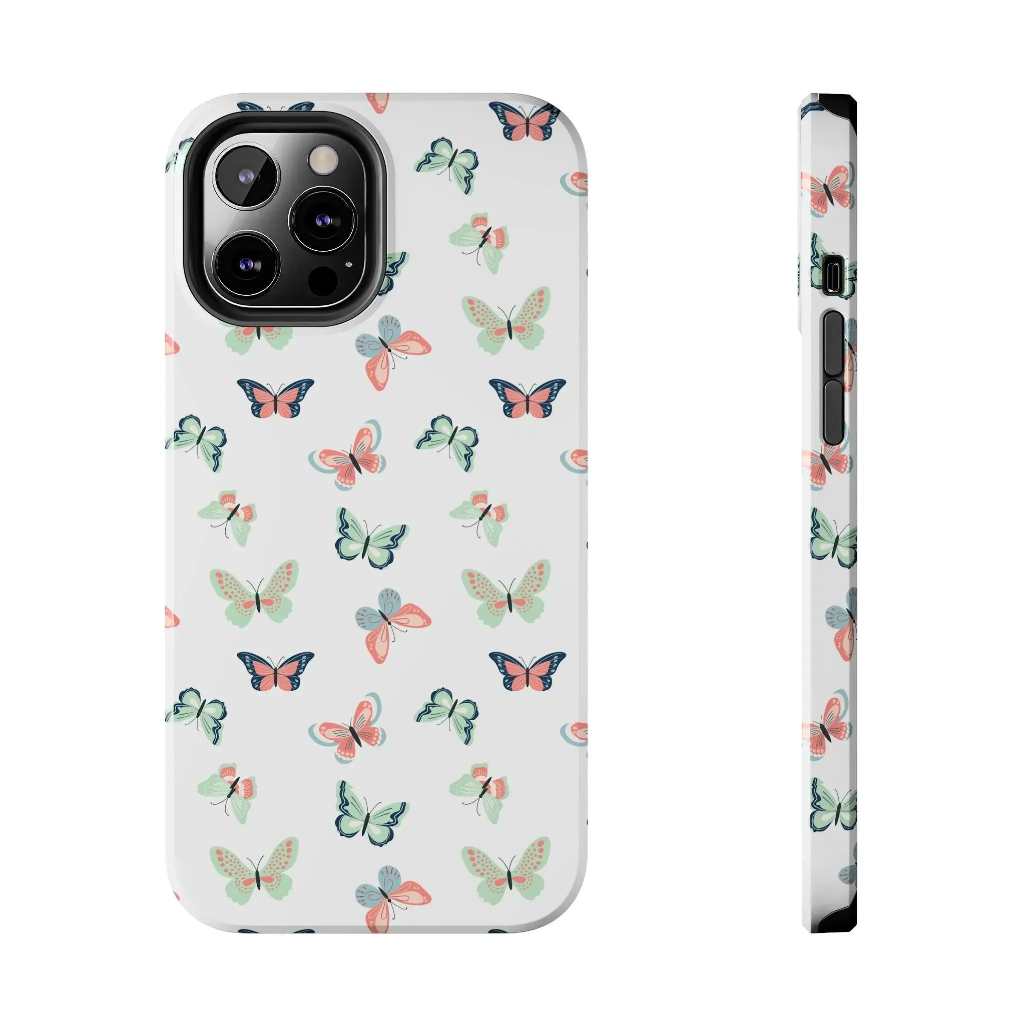 Beautiful Butterfly | White Butterfly Case