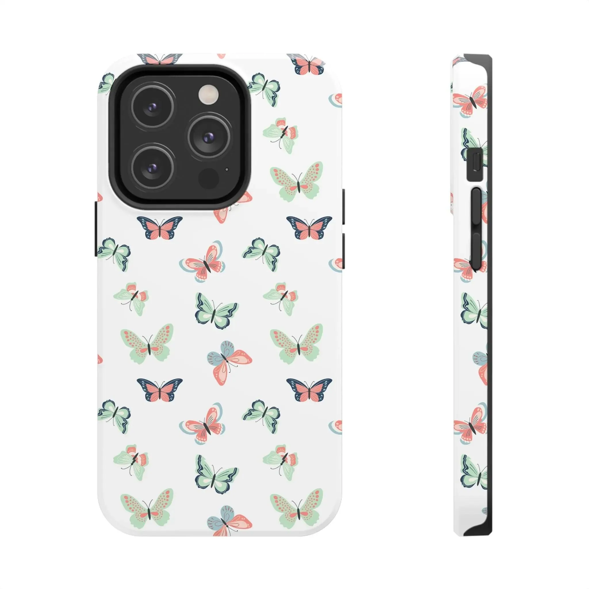 Beautiful Butterfly | White Butterfly Case