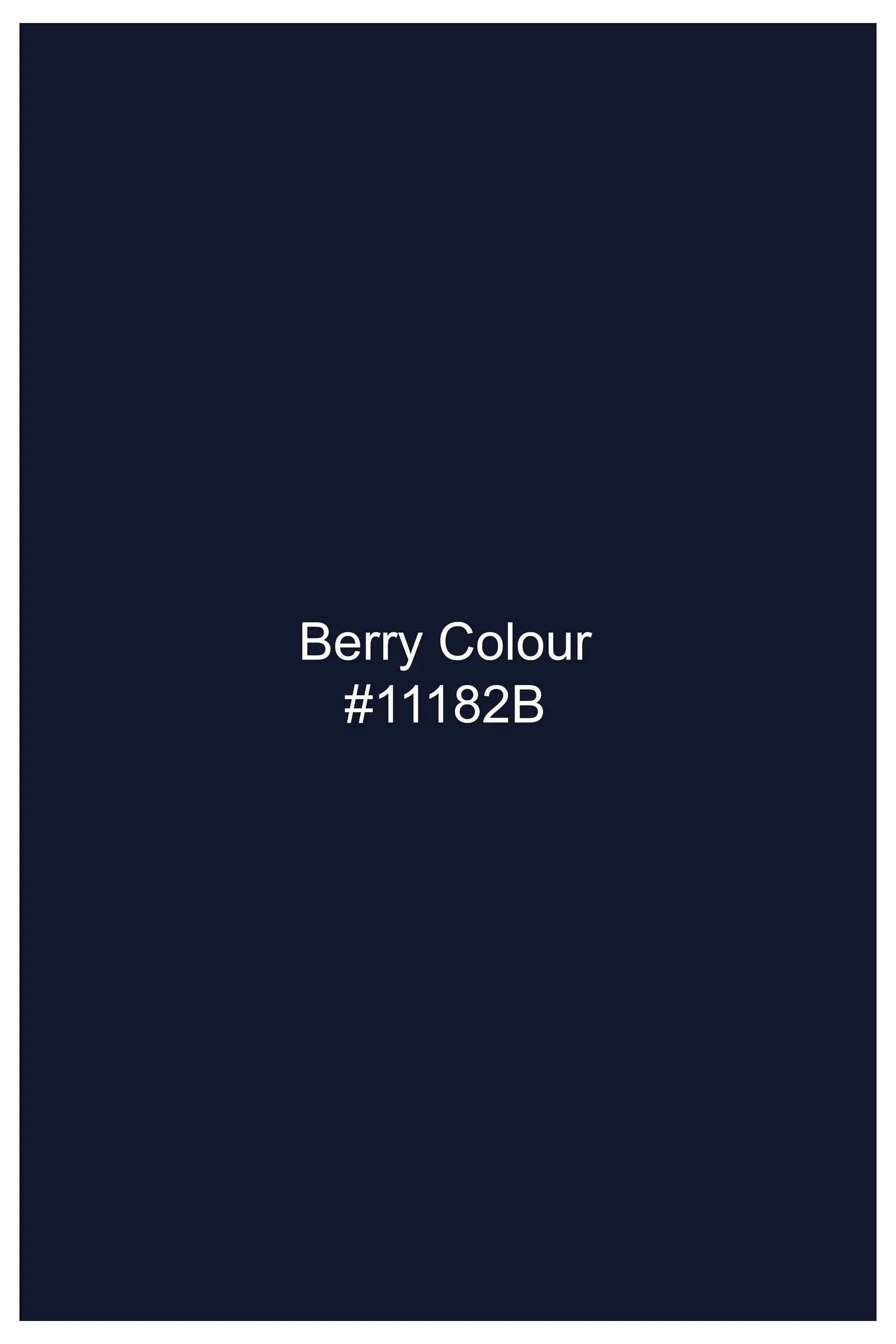 Berry Blue Rinse Wash Camouflage Pockets printed Cargo Denim