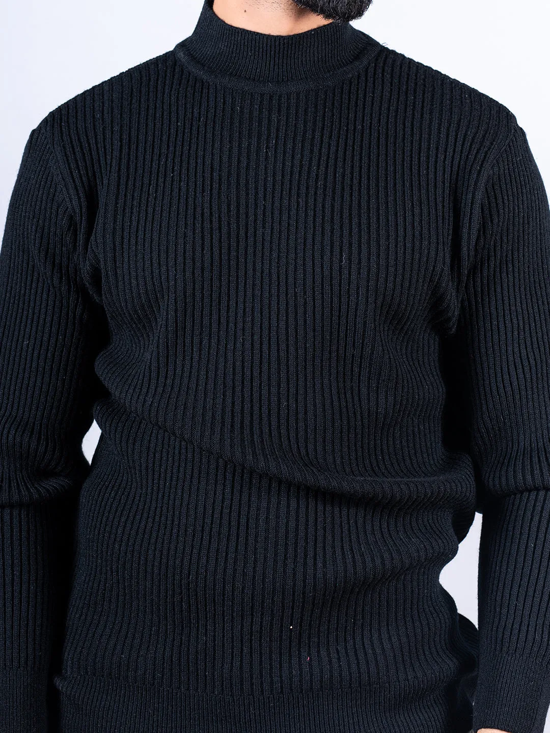 Black Color Turtle Neck Sweater