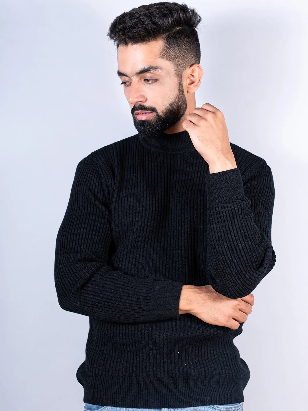 Black Color Turtle Neck Sweater