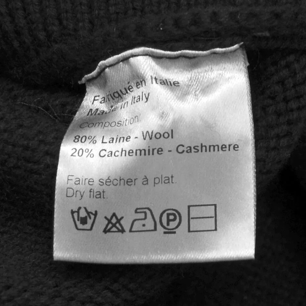 Black Layer Panel Braided Jumper Knitwear