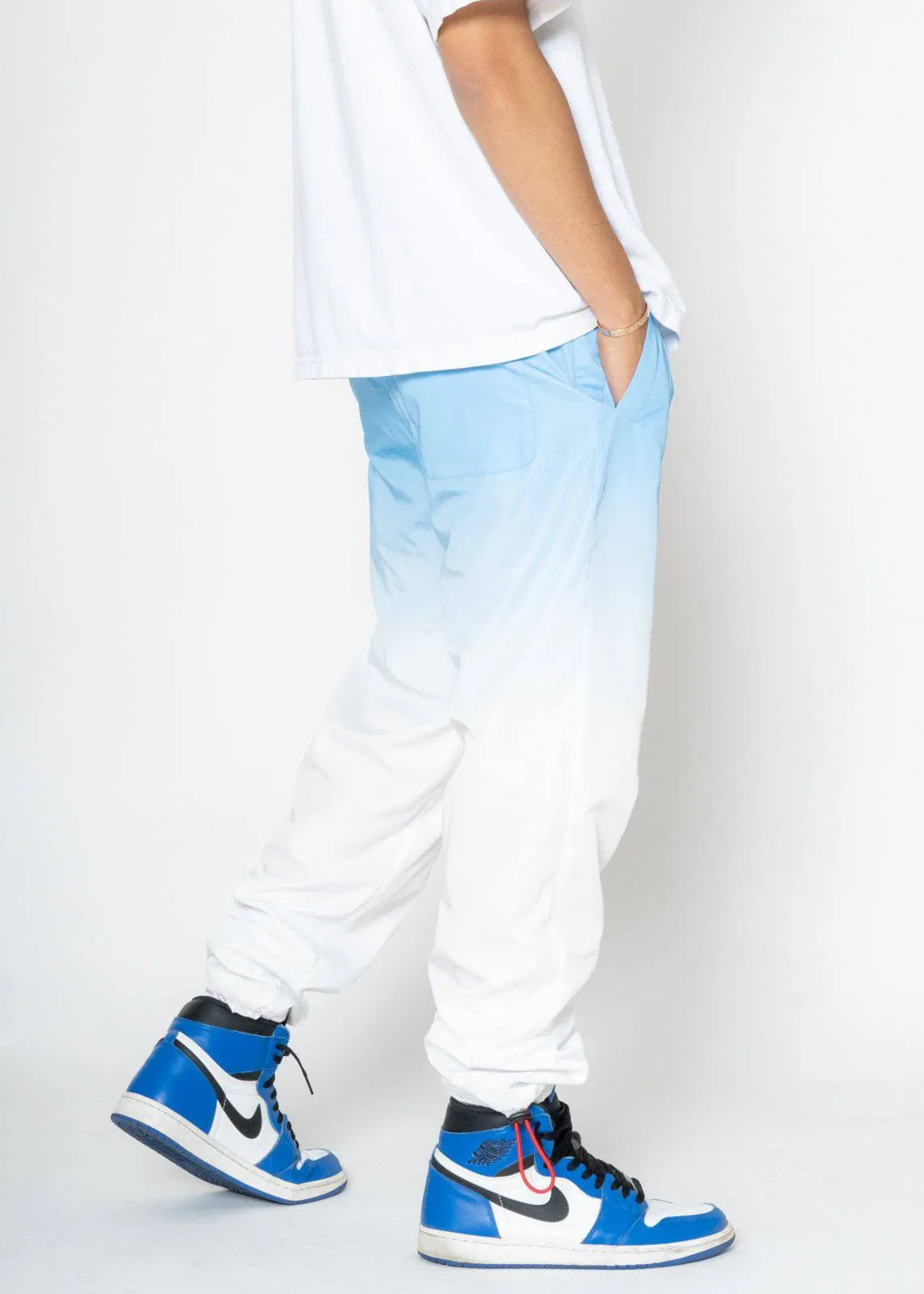 Blank State Men's 3 Stopper Swishy Pants in Ice Blue