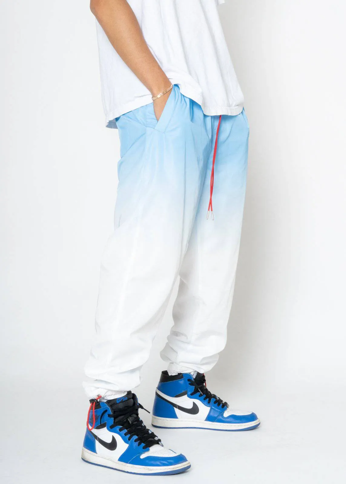 Blank State Men's 3 Stopper Swishy Pants in Ice Blue