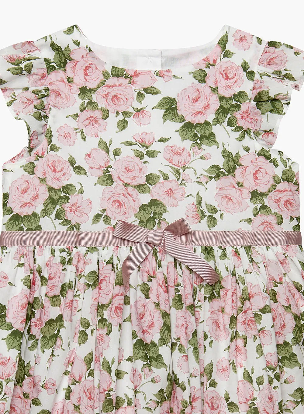 Carline Dress in Pink Rose
