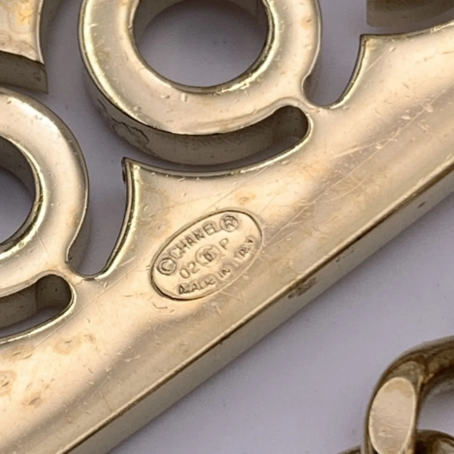 Chanel Vintage Gold Metal Chain Coco Crystals Belt or Necklace