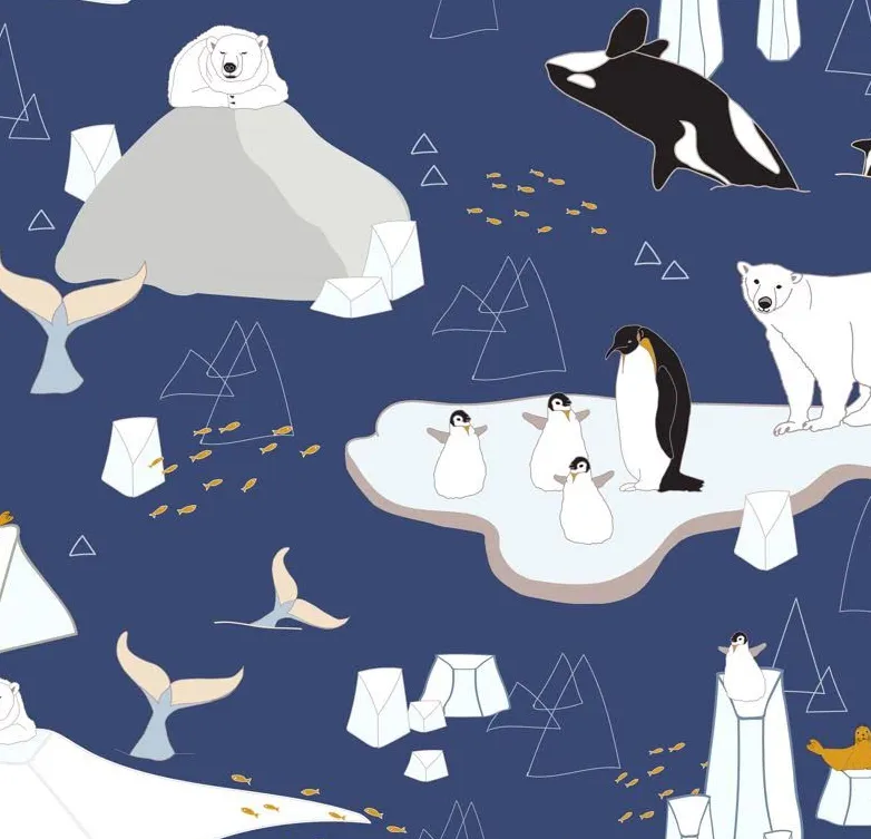 Coin Purse: Arctic Animals