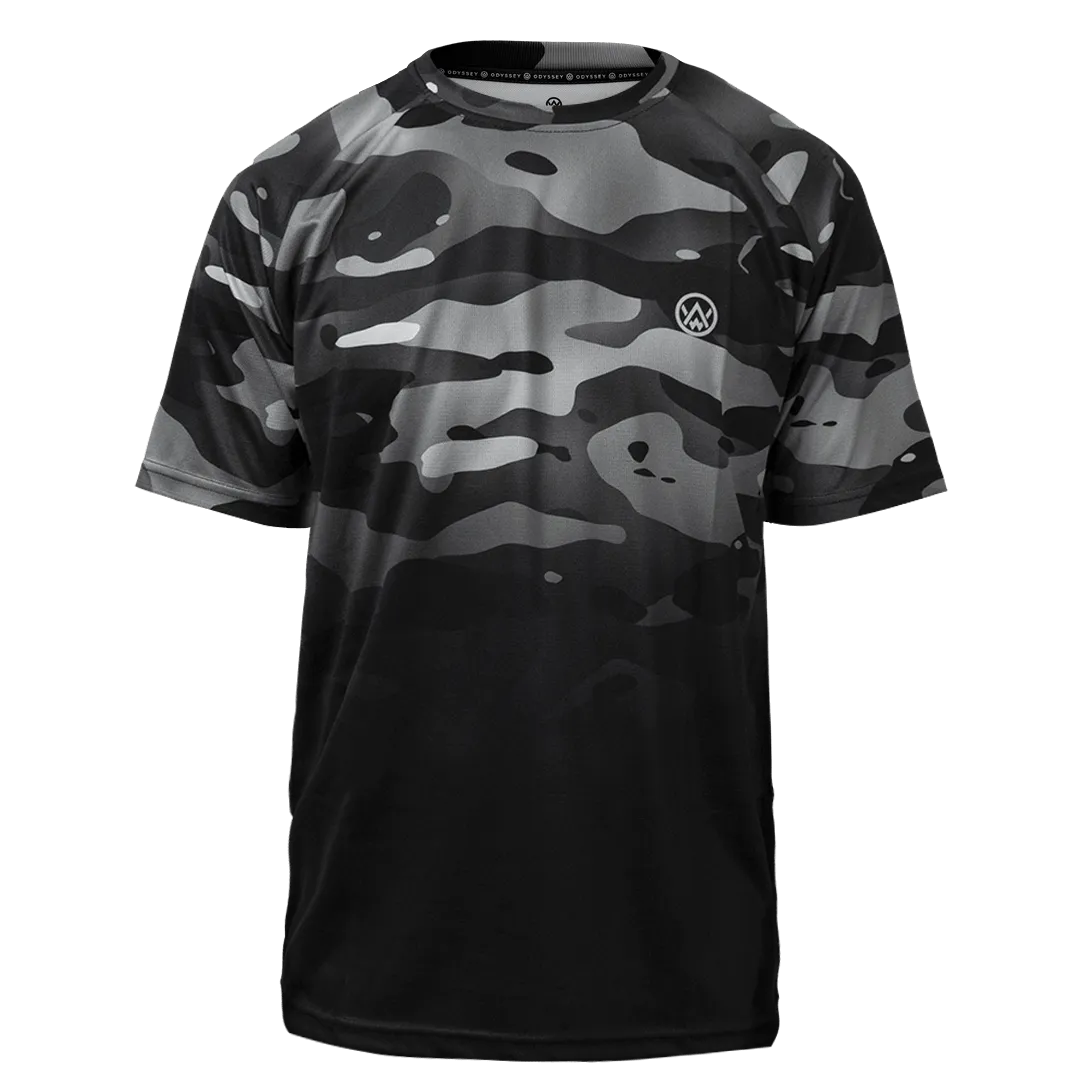 Dark Camo Short Sleeve MTB Jersey