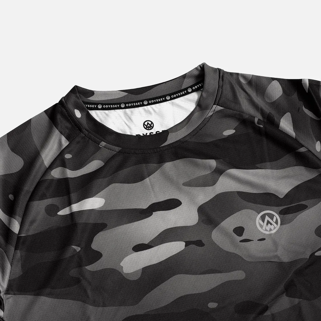Dark Camo Short Sleeve MTB Jersey