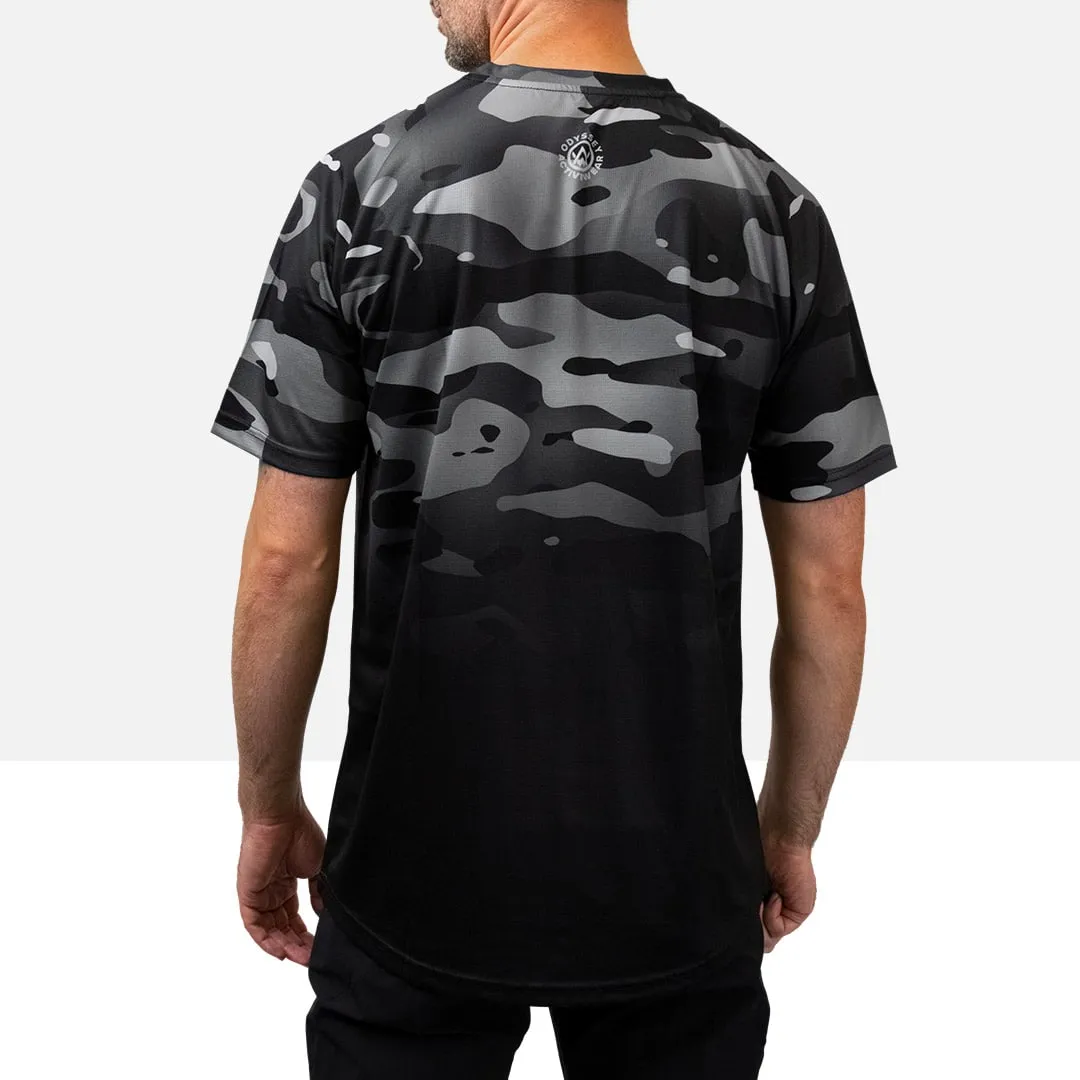 Dark Camo Short Sleeve MTB Jersey