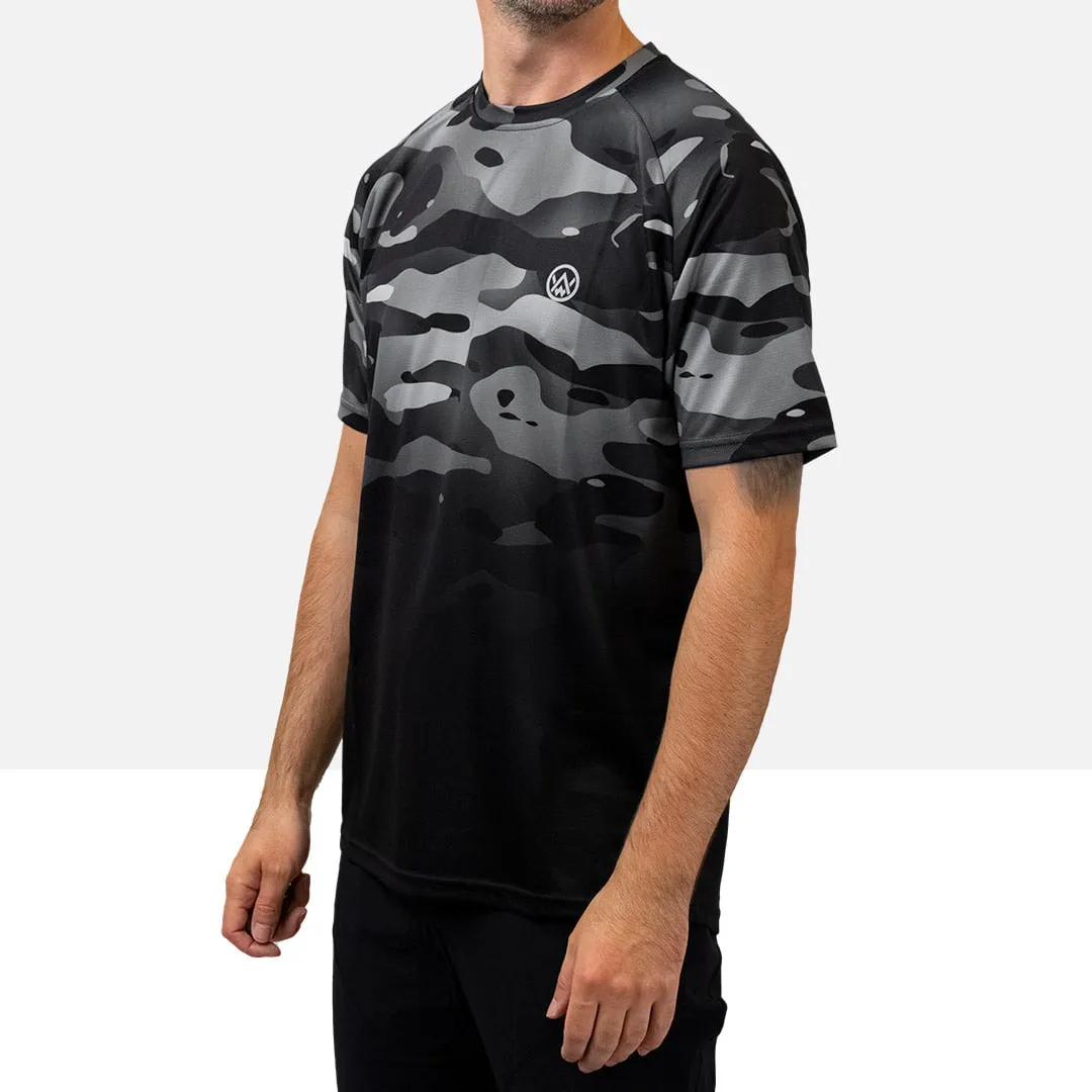 Dark Camo Short Sleeve MTB Jersey