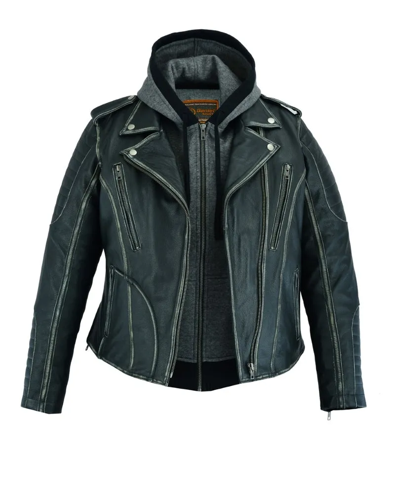 Distressed Modern MC Leather Jacket