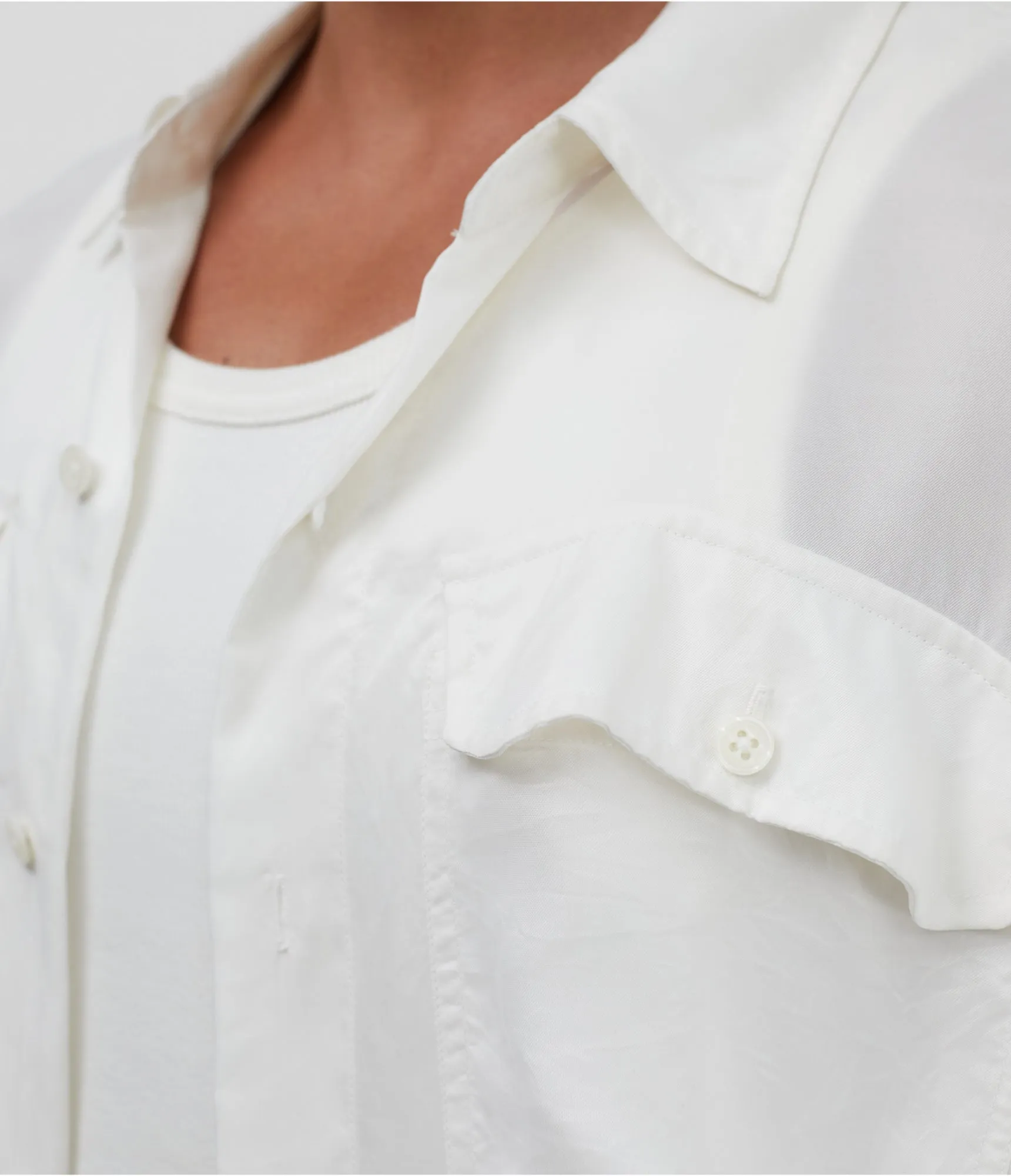 DOUBLE POCKET BOXY SHIRT