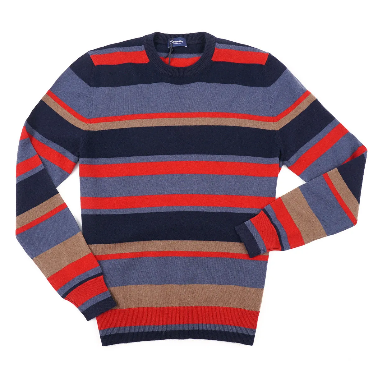 Drumohr Multi-Striped Cashmere Sweater