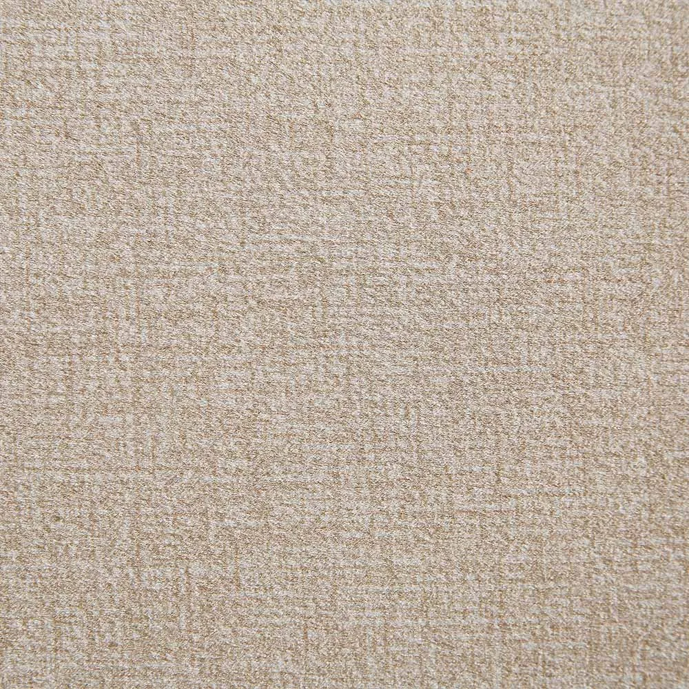 Elystan Oval Headboard Upholstered Bed, Warm Beige Fabric