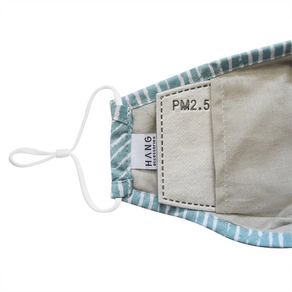 Face Mask Teal Satin