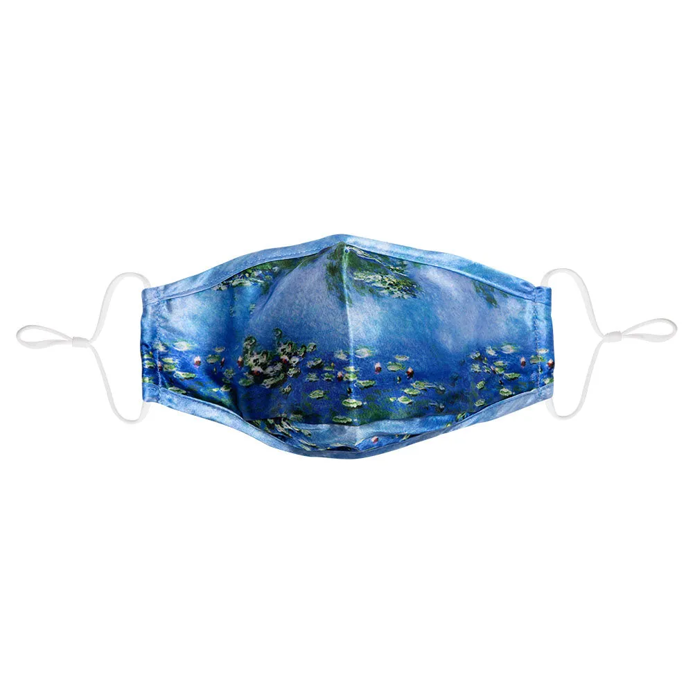 Face Mask Water Lilies Satin