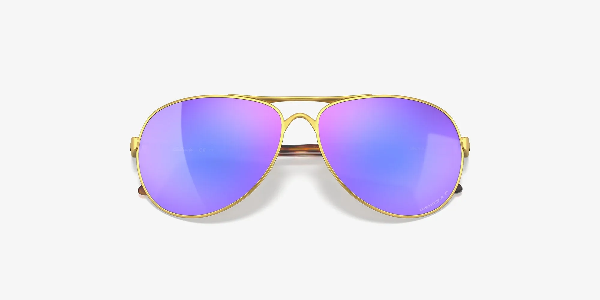 FEEDBACK SATIN GOLD W/ PRIZM VIOLET POLARIZED