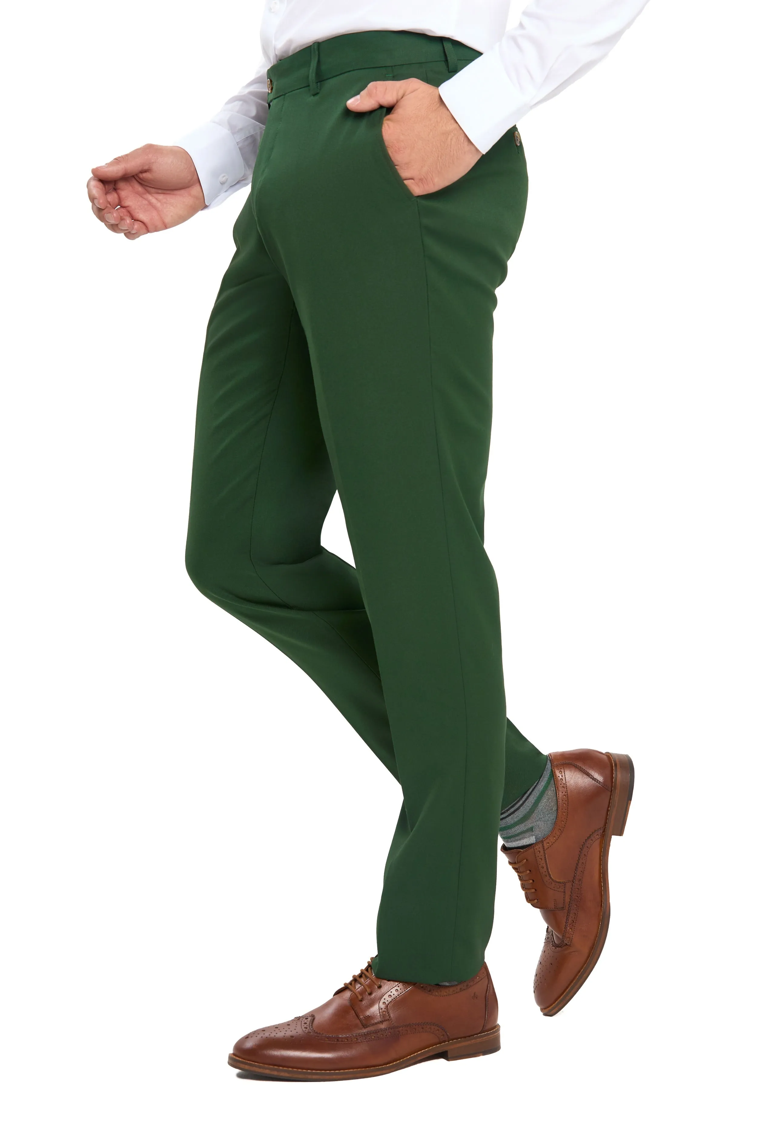 Forest Green 2 Button Suit