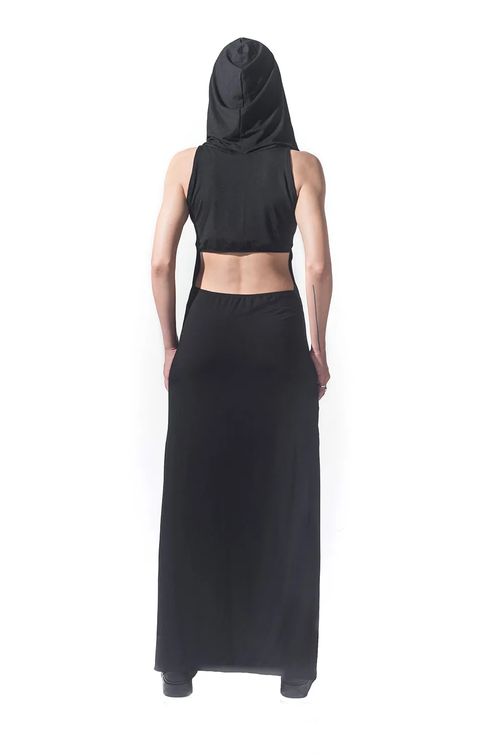 Galactic Long Hoodie Dress