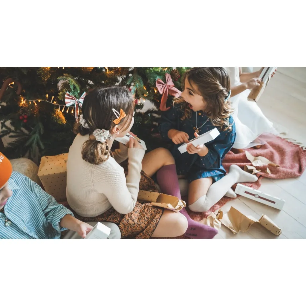 Hair Scrunchie Set of 2 - Plaid Pattern