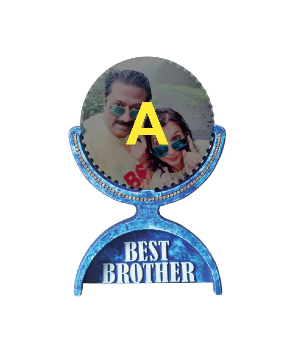 Handcrafted Base With Gear Shape Tile