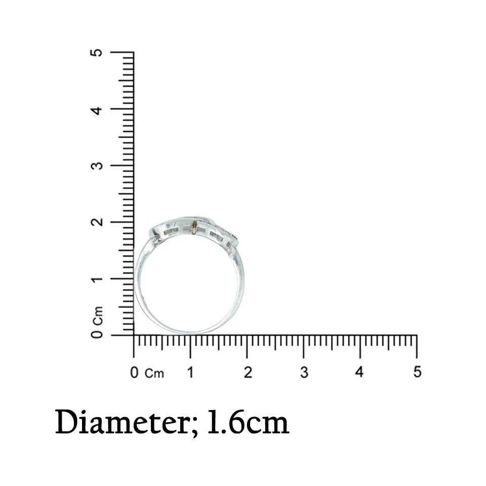 Heart Shape Sterling Silver Ring