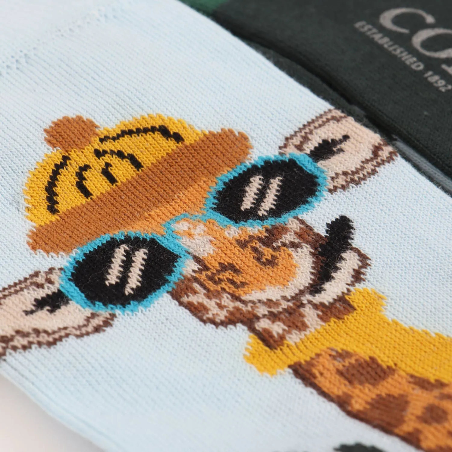 Kids Winter Giraffe Cotton Socks