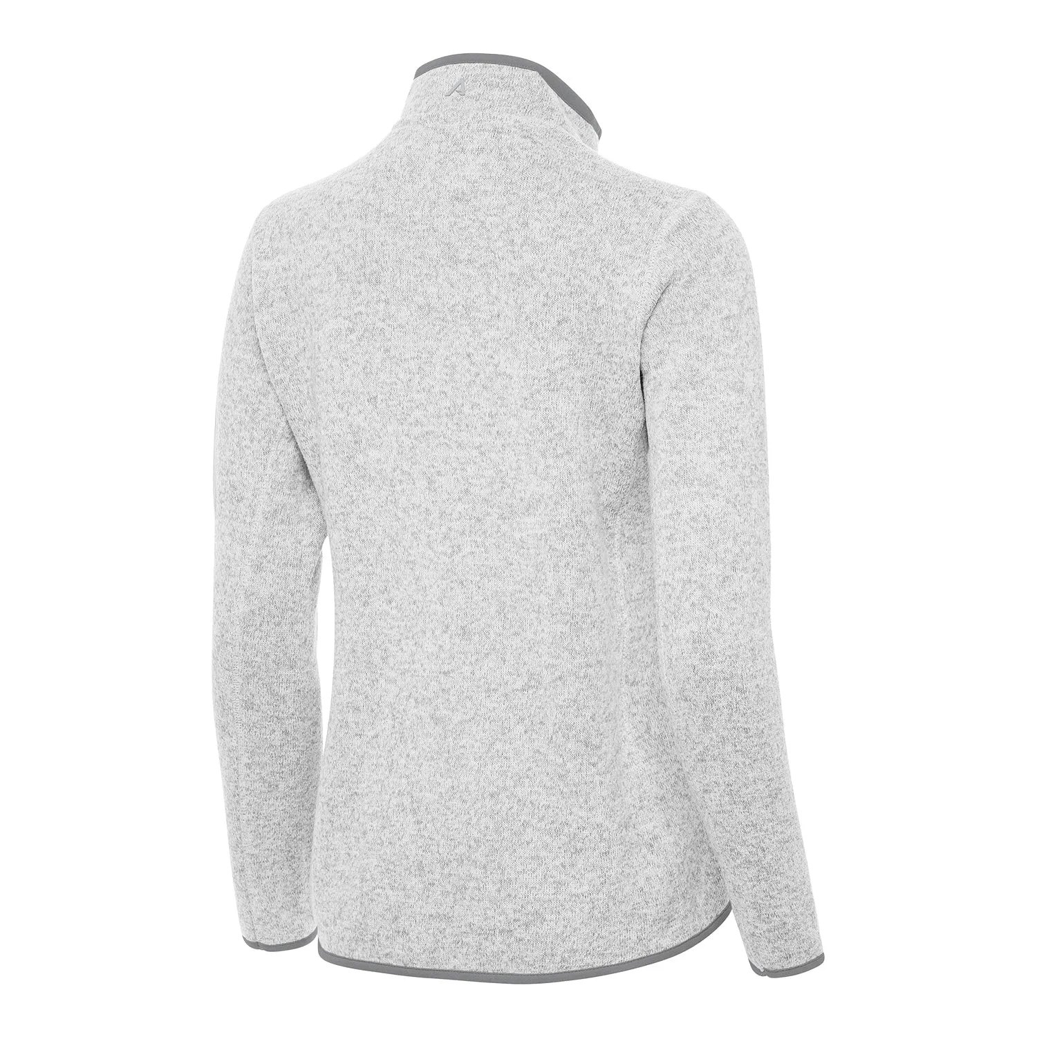 Ladies Ohio State Buckeyes 1/2 Zip Fortune Heather Gray Pullover Jacket