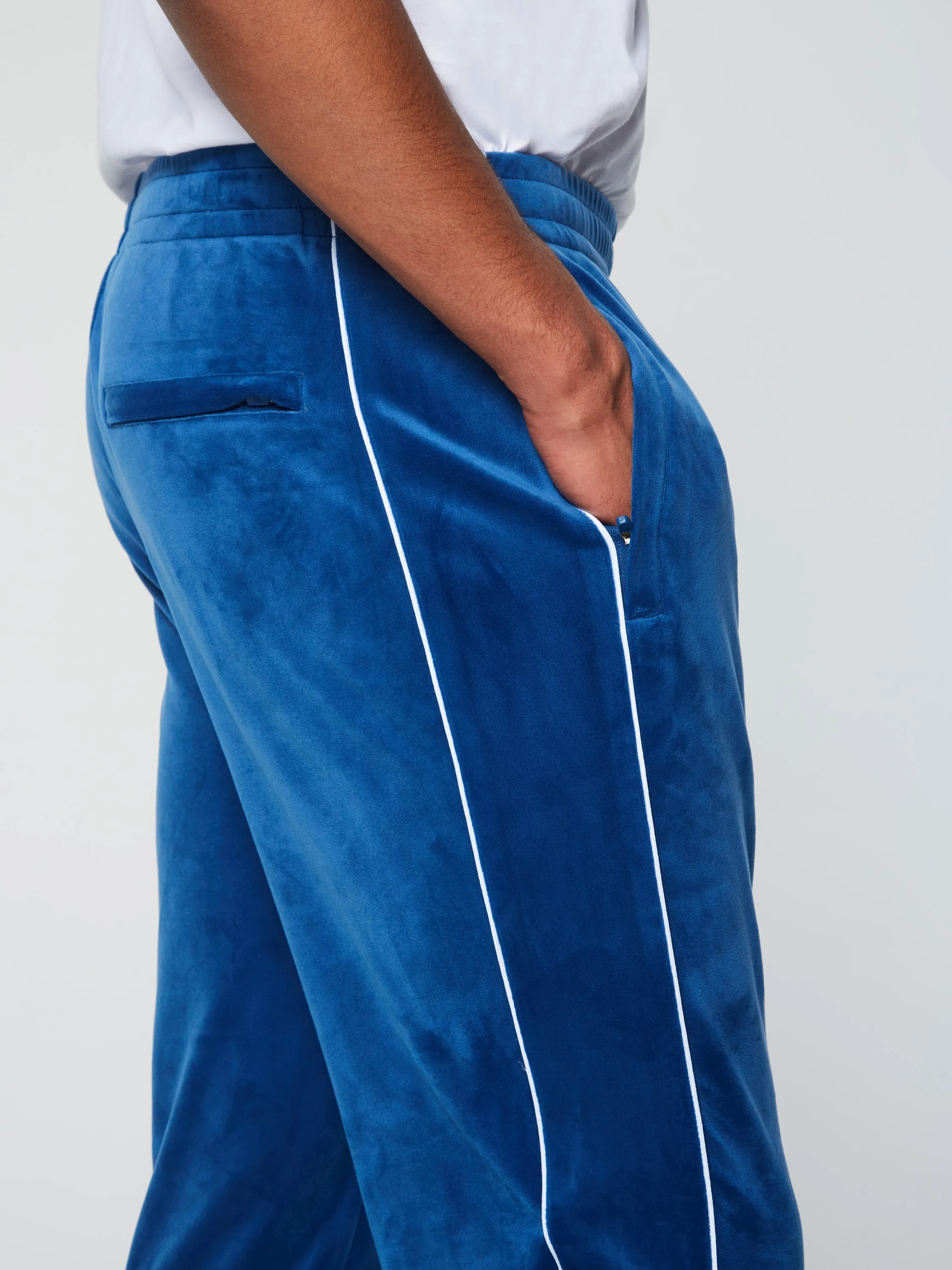 Lioni Velour Track Pant Archivio- Limoges